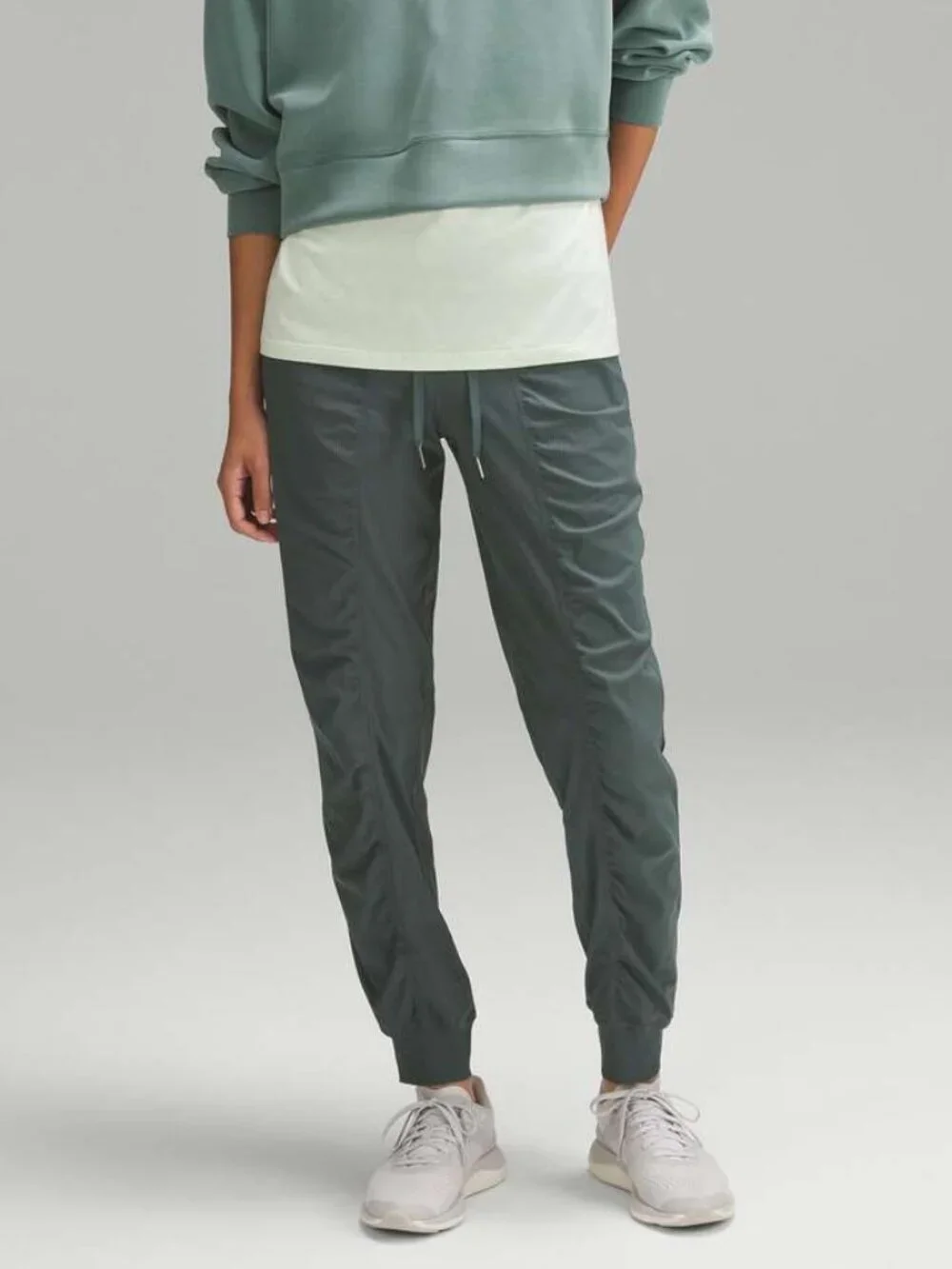 Lululemon Dance Studio Mid-Rise Jogger Full Length Dark Forest Size 12